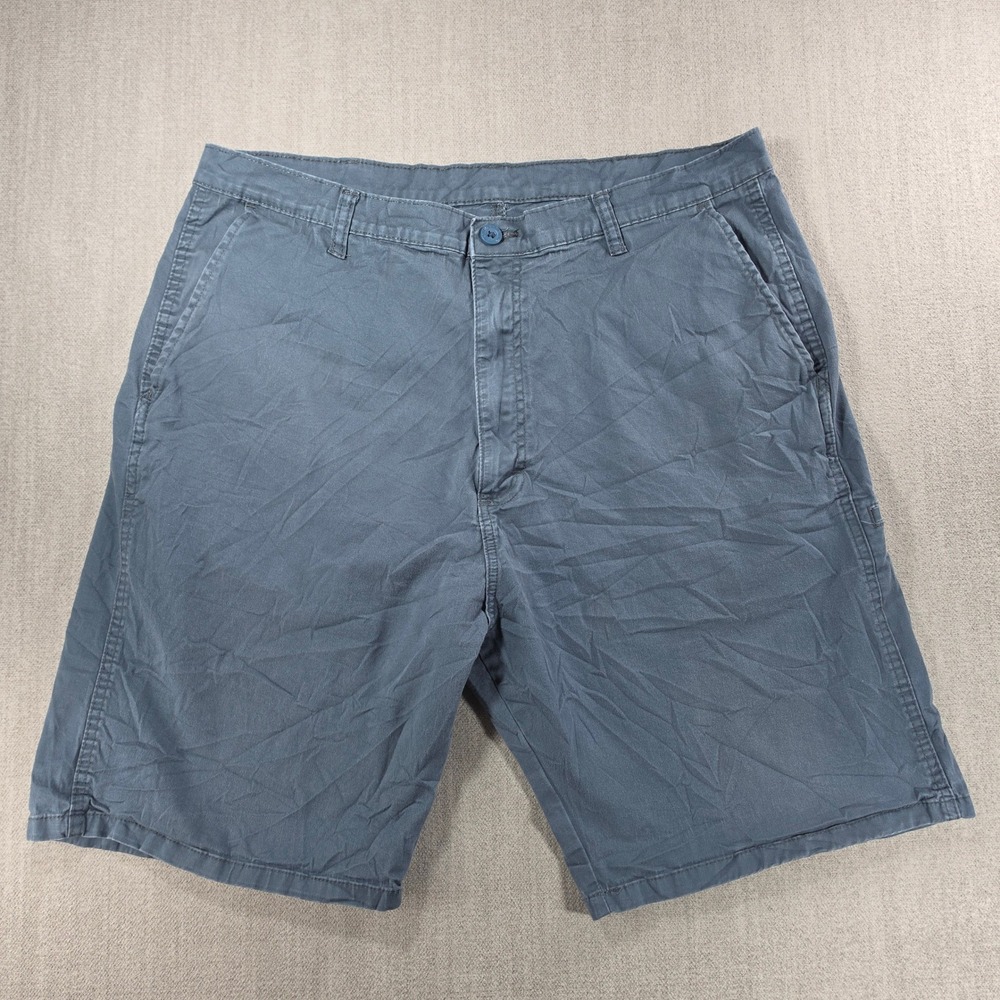 Wrangler Shorts Mens 38 Blue Authentic Issue Real Comfortable Stretch 61LYW0I